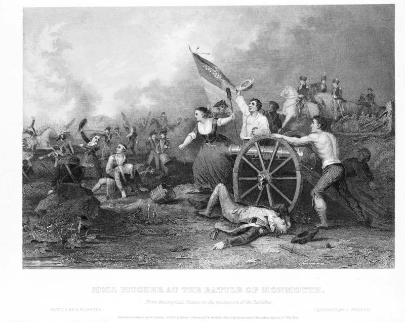 Moll Pitcher at the Battle of Monmouth