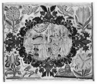 Applique: The Judgment of Paris (unfinished)