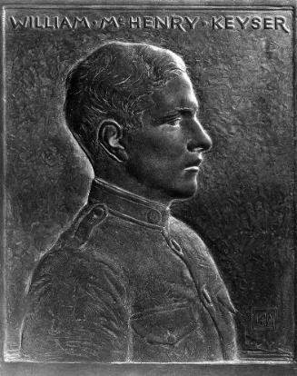 Bas-relief portrait of William McHenry Keyser