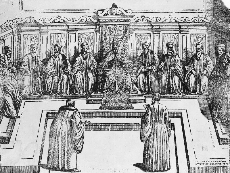 The Doge and Council of Venice Hearing a Petition