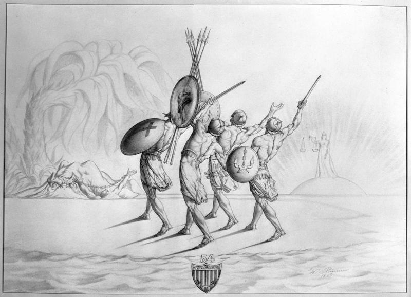 Dedicated to the 54th Regiment, Massachusetts Volunteers