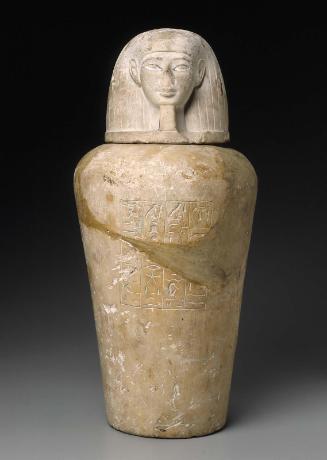 Canopic jar and lid of Prince Amenemhat
