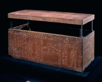 Sarcophagus of Queen Hatshepsut, recut for her father, Thutmose I (box)