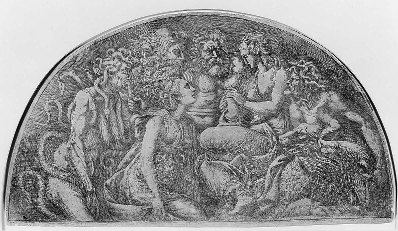 Prosperpina Giving Psyche the Vase of Beauty for Venus