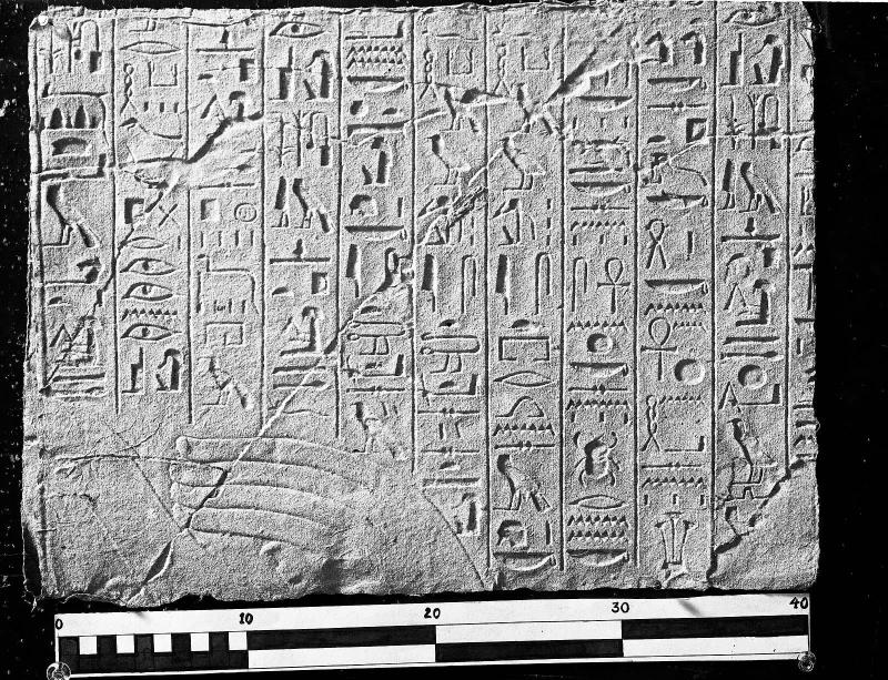 Squeeze: inscription from the Tomb of Khaemhat at Thebes