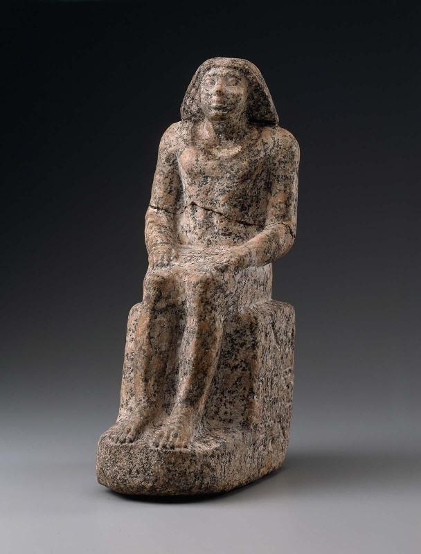 Seated statue of Senenu