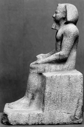 Unfinished statuette of King Menkaura (Mycerinus)