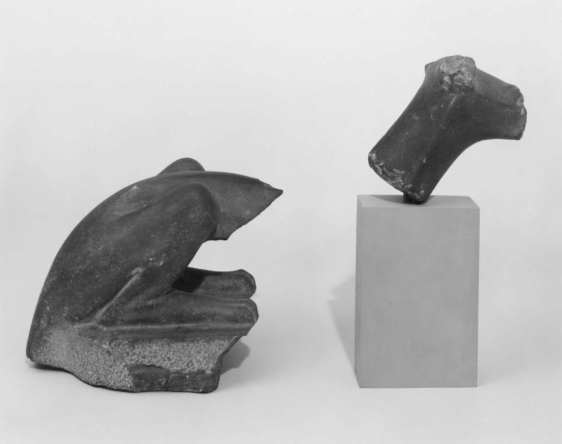Fragments of a reclining Anubis