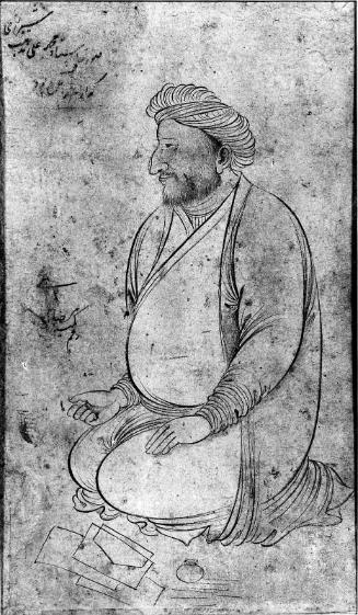 Portrait of Muhammed 'Ali Muzahhib, Gilder of Shiraz