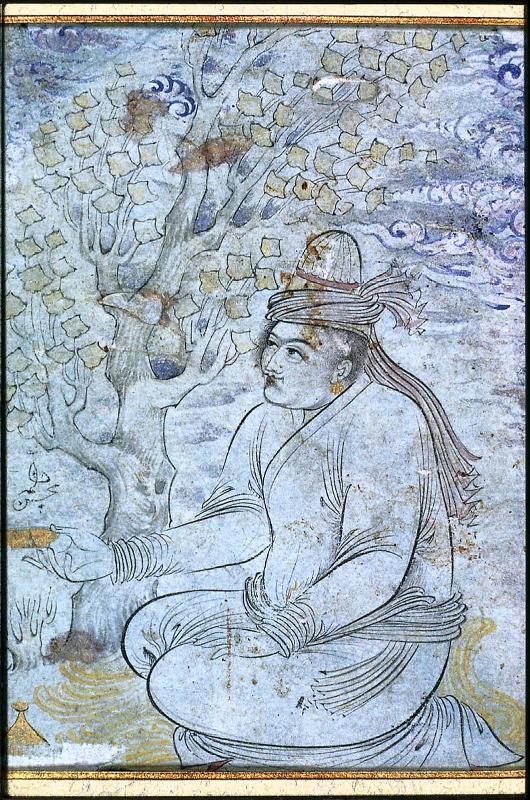 Portrait of a Young Man Seated under a Tree