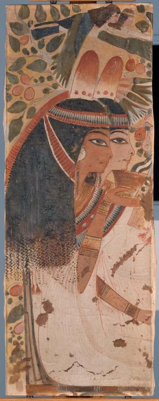Userhet's wife and Mother, tomb of Userhet, tomb 56, Thebes, 18th Dynasty