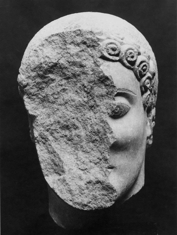 Head of a kouros (youth)
