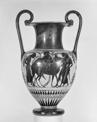 Two-handled jar (amphora) with Dionysiac scenes