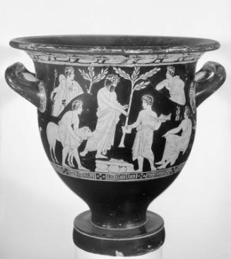 Mixing bowl (bell krater) with sacrifice scene