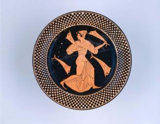 Plate with Thetis and dolphins