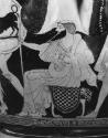 Priam seated