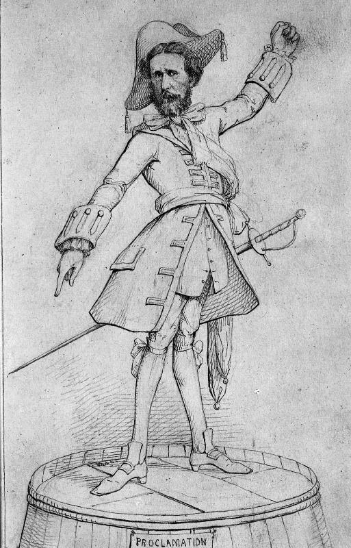 Proclamation (General Frémont Standing on a Barrel)