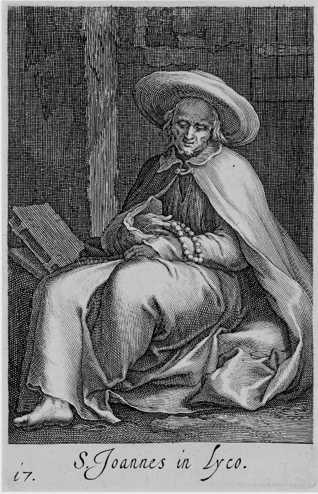 Boetius à Bolswert, S. Joannis a Lyco, engraving, after Abraham Bloemaert, plate 17 from part 1…