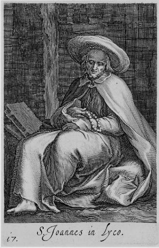 Boetius à Bolswert, S. Joannis a Lyco, engraving, after Abraham Bloemaert, plate 17 from part 1…