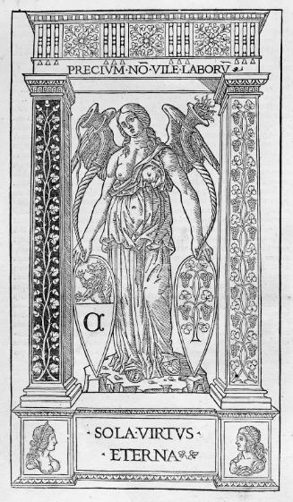 Detail: folio 2v - "Virtue"