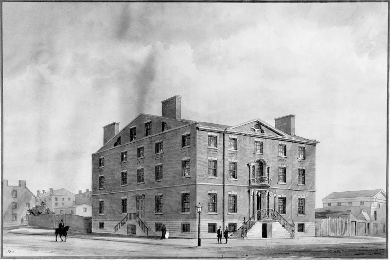 Residence of Henry Remsen, Cherry Street, New York