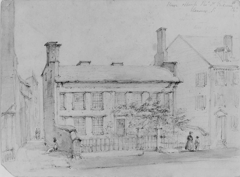 Old House, Hanover Street, Boston
