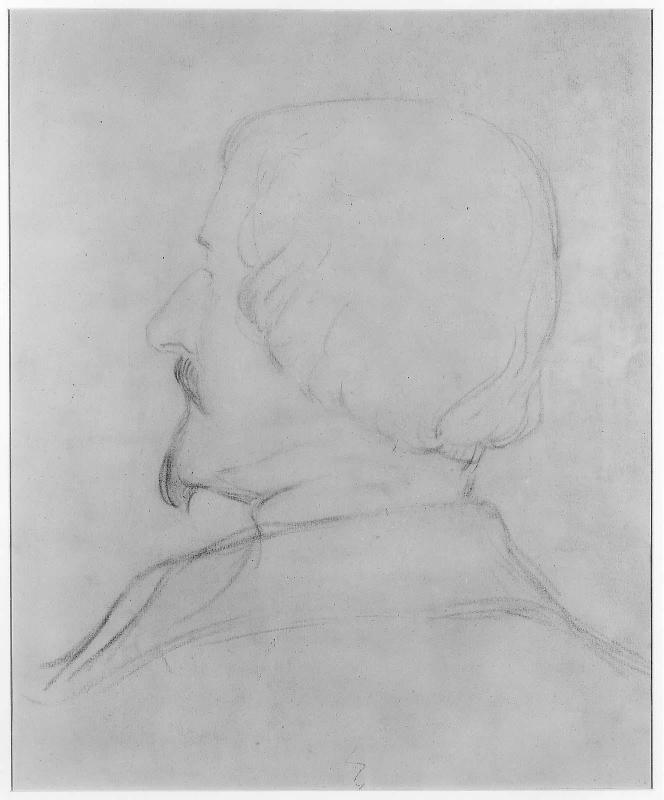Portrait Sketch of Eastman Johnson