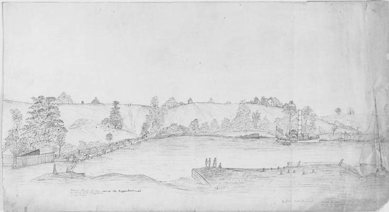 Canal Boat Bridge across the Rappahannock