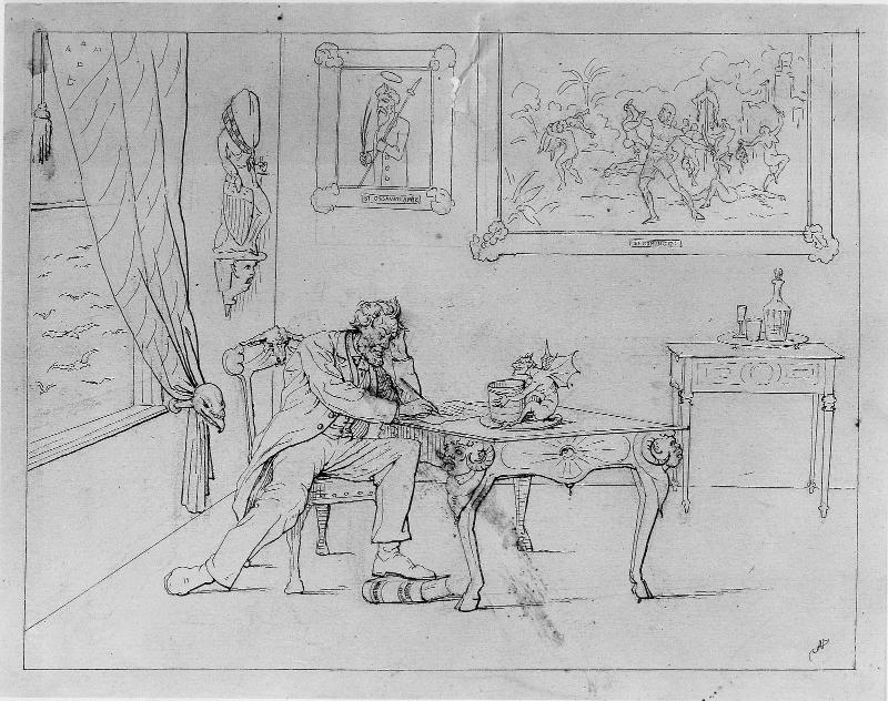 Lincoln Writing the Emancipation Proclamation