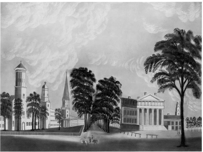Yale College and State House, New Haven, Conn.