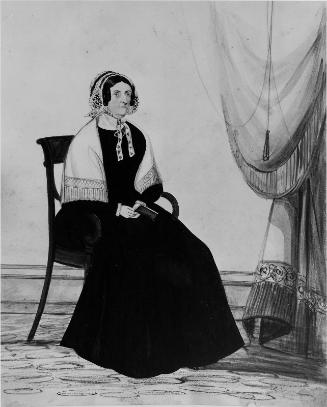 Portrait of a Seated Woman facing right (Mrs. Kerry?)