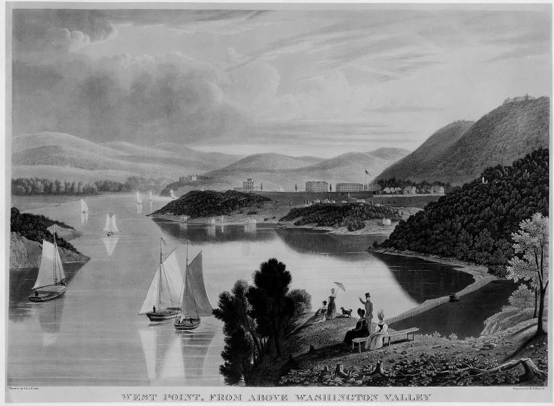 West Point From Above Washingron Valley