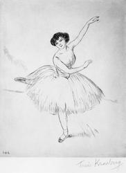 A ballet dancer