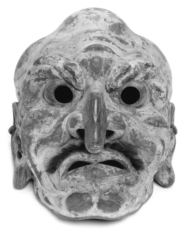 Gigaku mask, possibly of the Suikoju type