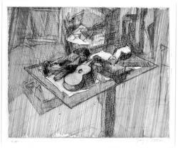 Nature Morte au perroquet, also called Nature Morte a la poussiere