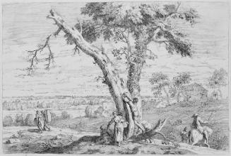 Landscape with a Boy Climbing a Tree