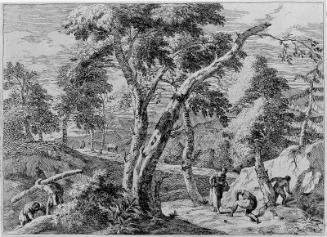 Landscape with Peasants Gathering Nuts