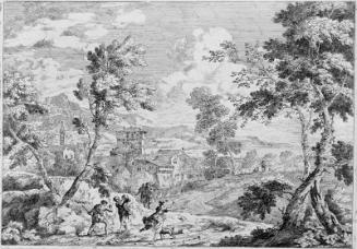 Landscape with Two Men Killing a Snake