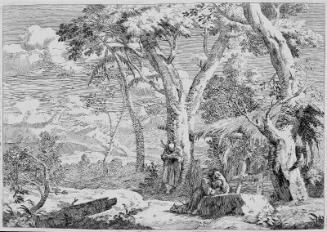 Landscape with Two Monks