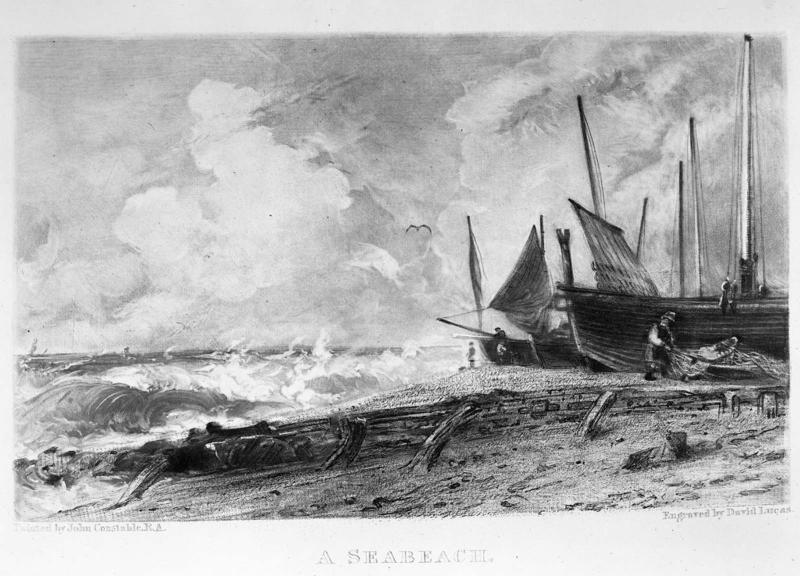 A Sea Beach (Mezzotint)