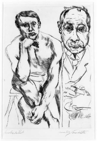 Self Portrait with Male Nude