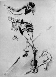 Acrobats with Violin