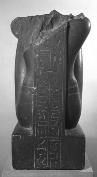 Block statue