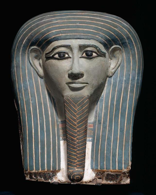 Face from a mummiform coffin