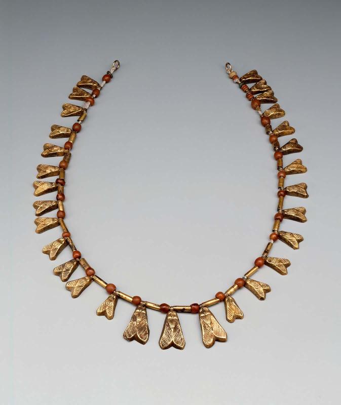 Necklace of fly beads