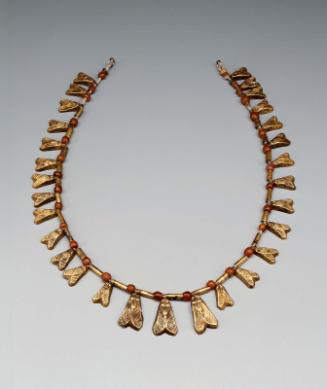 Necklace of fly beads