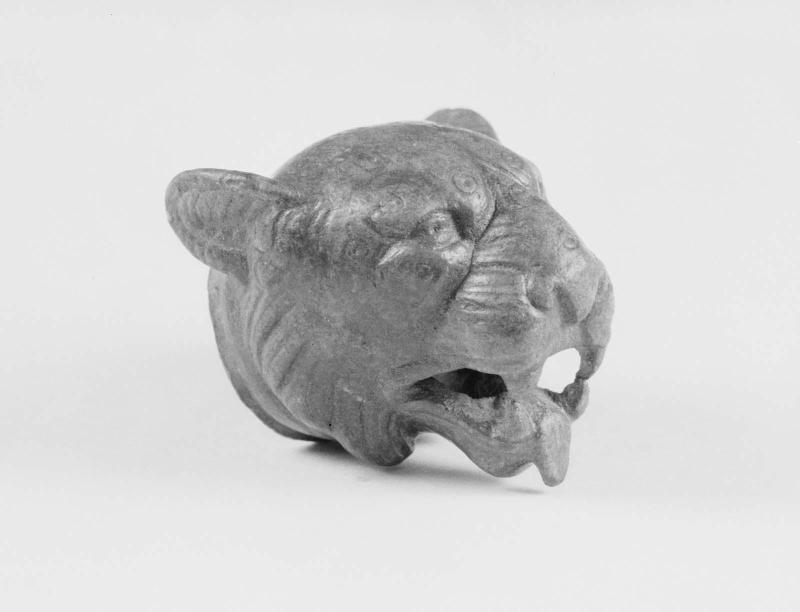 Applique: head of a panther