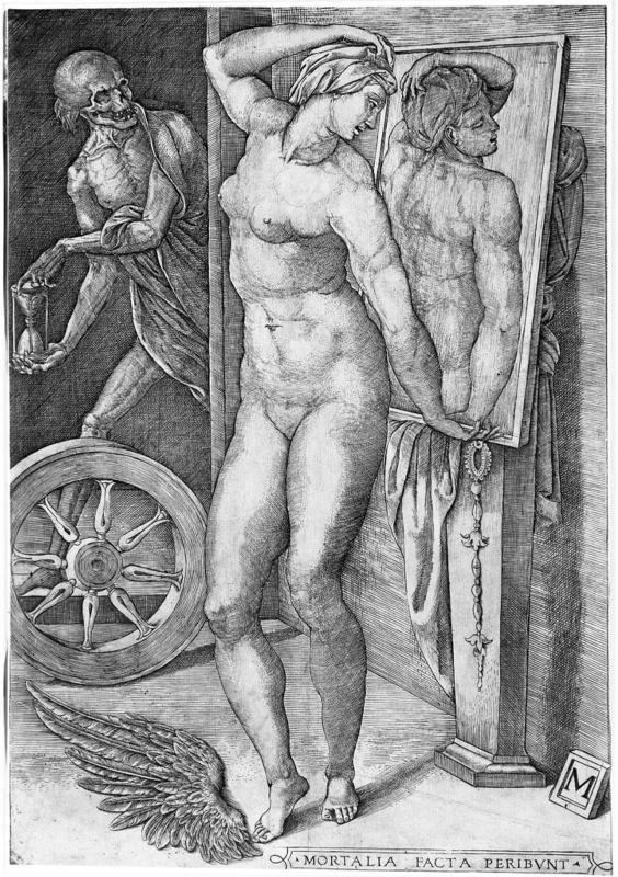 Death Surprising a Woman