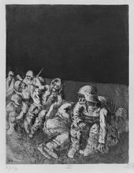 Company Resting, from the series Der Krieg