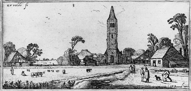 One of nine landscapes near Haarlem